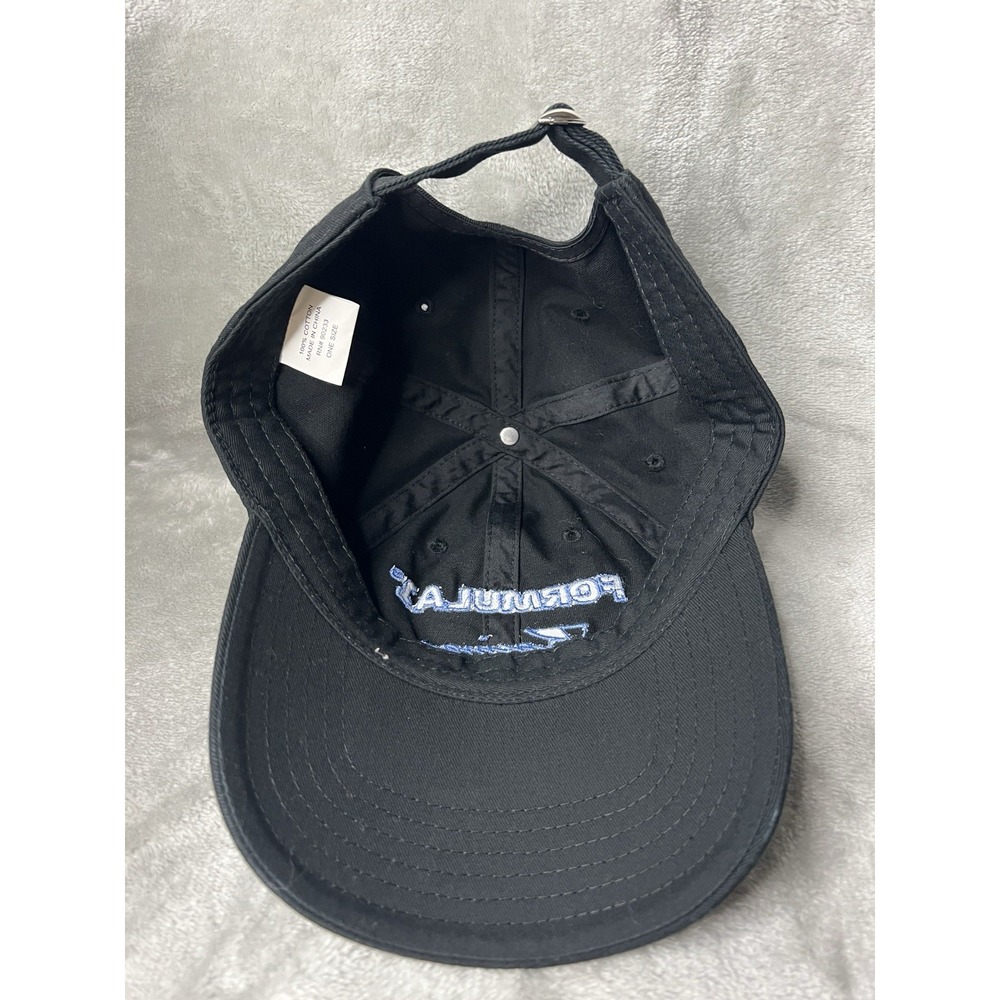 Formula‎ 1 Racing Adjustable Hat Cap Black Embroidered Strapback Motorsport F1 - Picture 7 of 7